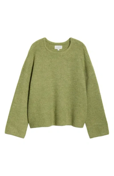 Pacsun Aria Crewneck Sweater In Green