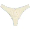 Pacsun Arriety Ruffle Bikini Bottoms In Brown