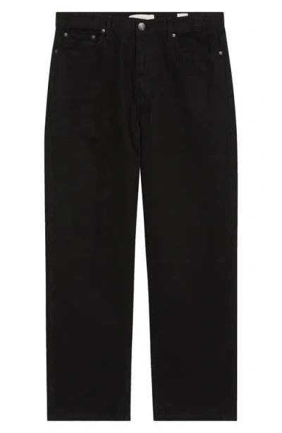 Pacsun Artie Relaxed Straight Leg Jeans In Black