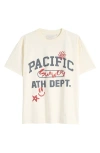Pacsun Athletic Department Cotton Graphic T-shirt In Cream