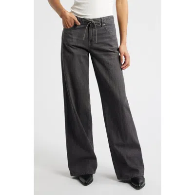 Pacsun Aubrey Wide Leg Jeans In Gray
