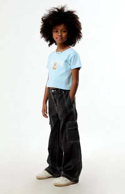 Pacsun Baggy Jeans Cargo Black Wash In Multi