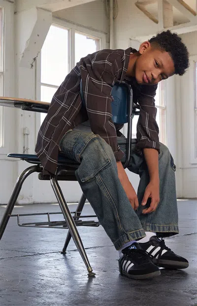 Pacsun Baggy Jeans Cargo Indigo Tinted In Light Indigo In Purple