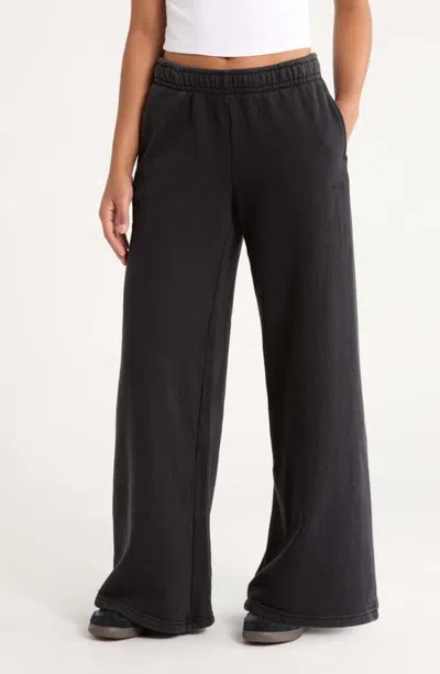 Pacsun Baggy Ultra Soft Fleece Sweatpants In Black