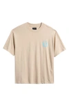 Pacsun Balance Cotton Graphic T-shirt In Pink
