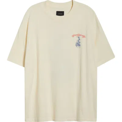 Pacsun Between The Pines Graphic T-shirt In Yellow