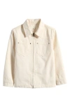 Pacsun Billie Cotton Twill Jacket In Off White Potassium Spray