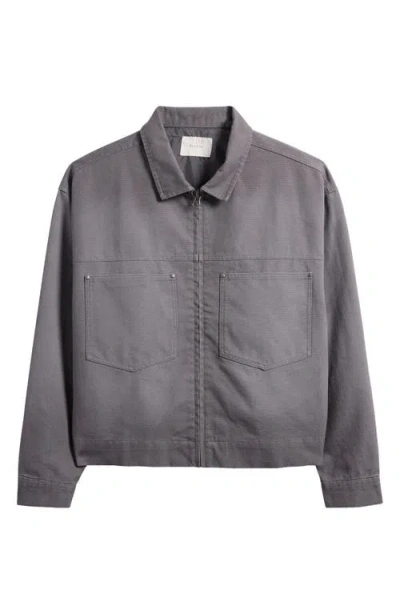 Pacsun Billie Cotton Utility Jacket In Gray
