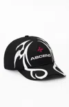 Pacsun Black Ascend Logo Snapback Hat In Pattern
