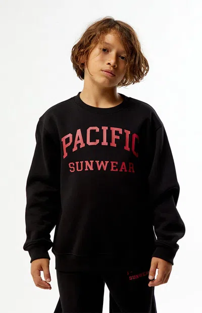 Pacsun Black Crew Neck Sweatshirt