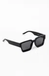Pacsun Black Square Frame Sunglasses In Black