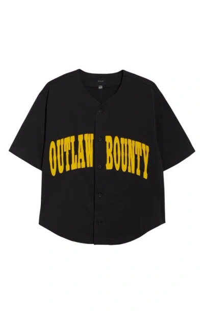 Pacsun Bounty Baseball Jersey In Black