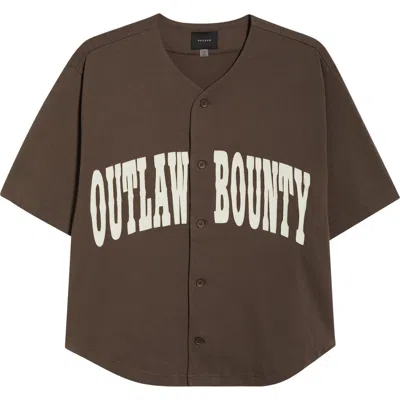 Pacsun Bounty Baseball Jersey In Brown