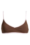 PACSUN PACSUN BREE RIB BIKINI TOP