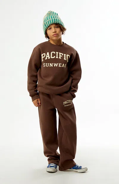 Pacsun Brown Baggy Sweatpants