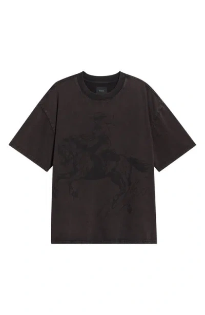Pacsun Cafe Graphic T-shirt In Black