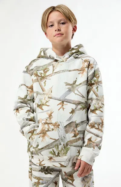 Pacsun Camo Hoodie In Camouflage In White