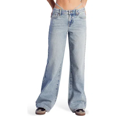 Pacsun Casey Low Rise Baggy Jeans In Blue