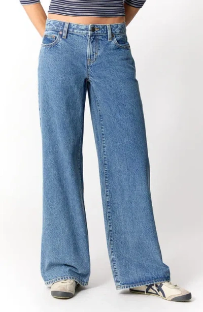 Pacsun Casey Low Rise Baggy Jeans In Dark Indigo