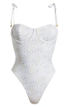 Pacsun Cassie Star Charm Underwire One-piece Swimsuit