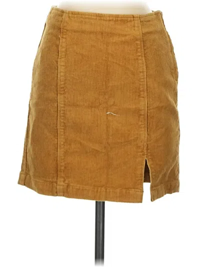 Pre-owned Pacsun Casual Skirt In Brown