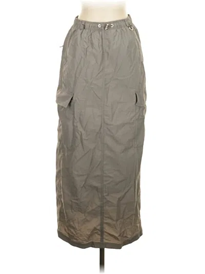 Pre-owned Pacsun Casual Skirt In Gray