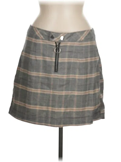 Pre-owned Pacsun Casual Skirt In Gray
