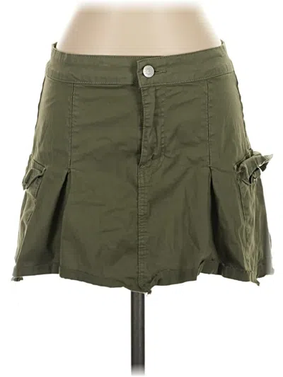 Pre-owned Pacsun Casual Skirt In Green