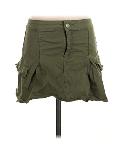 Pre-owned Pacsun Casual Skirt In Green