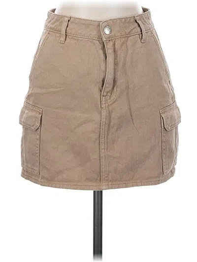 Pre-owned Pacsun Casual Skirt In Tan