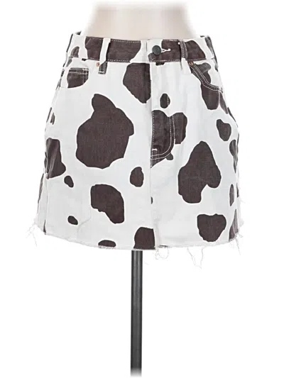 Pre-owned Pacsun Casual Skirt In White
