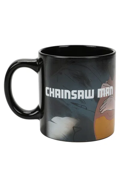 Pacsun Chainsaw Man Denji Full-wrap Decal Ceramic Mug In Black