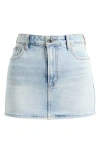 Pacsun Chaya Mid Rise Denim Miniskirt In Blue