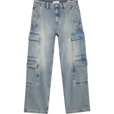 Pacsun Clark Baggy Cargo Jeans In Blue