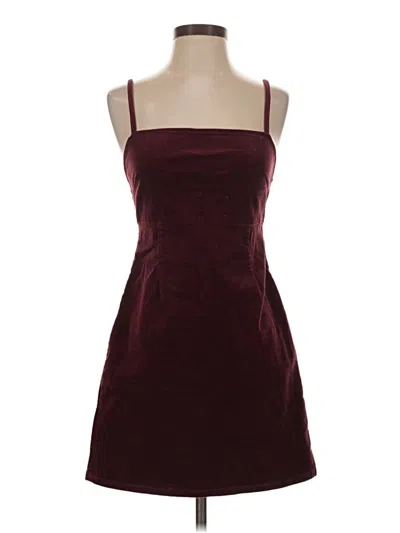 Pre-owned Pacsun Cocktail Dress In Burgundy