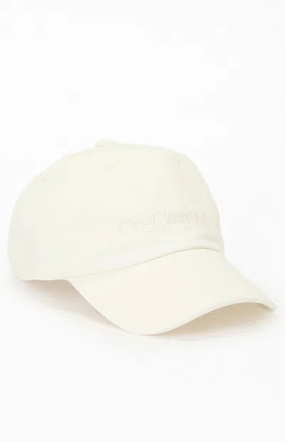 Pacsun Cream Co-created Dad Hat In White