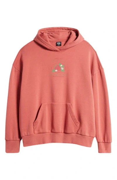 Pacsun Delicious Cotton Blend Hoodie In Dusty Cedar