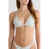 Pacsun Demi Triangle Bikini Top In Multi