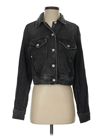 Pre-owned Pacsun Denim Jacket In Black