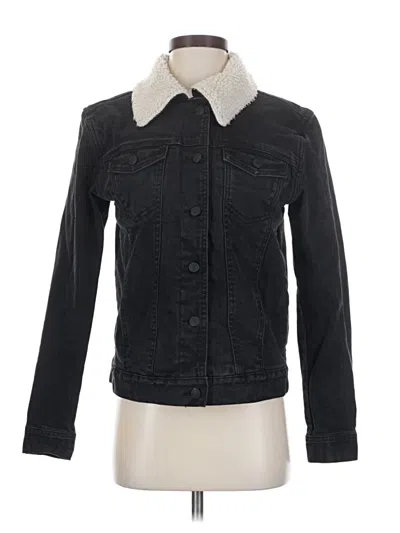 Pre-owned Pacsun Denim Jacket In Black