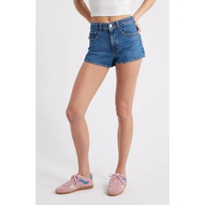 Pacsun Denim Mom Shorts In Medium Wash