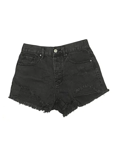Pre-owned Pacsun Denim Shorts In Black