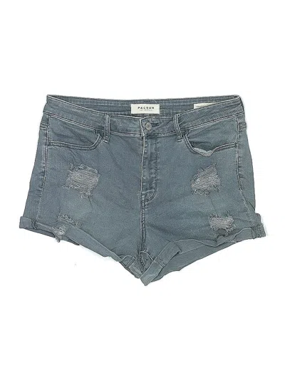 Pre-owned Pacsun Denim Shorts In Gray