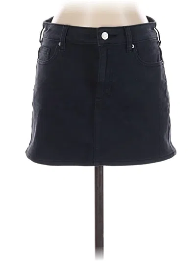Pre-owned Pacsun Denim Skirt In Black
