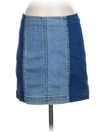 Pre-owned Pacsun Denim Skirt In Blue