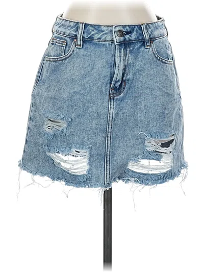 Pre-owned Pacsun Denim Skirt In Blue