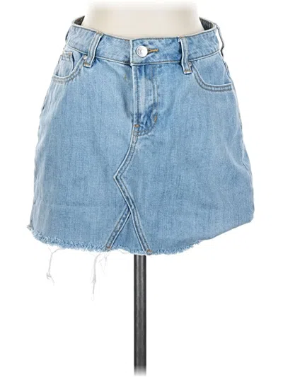 Pre-owned Pacsun Denim Skirt In Blue