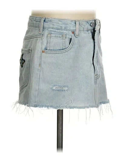 Pre-owned Pacsun Denim Skirt In Blue