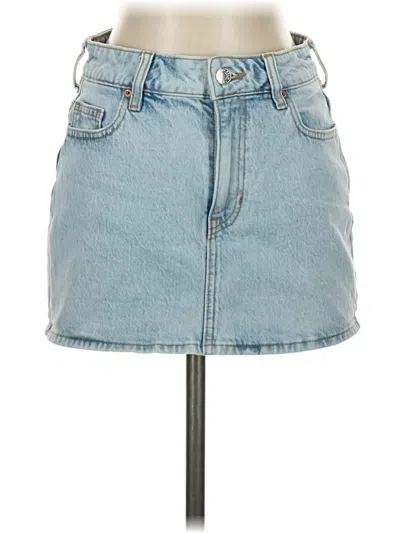 Pre-owned Pacsun Denim Skirt In Blue