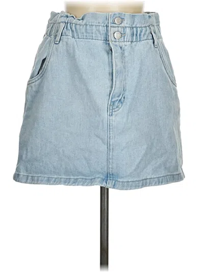 Pre-owned Pacsun Denim Skirt In Blue
